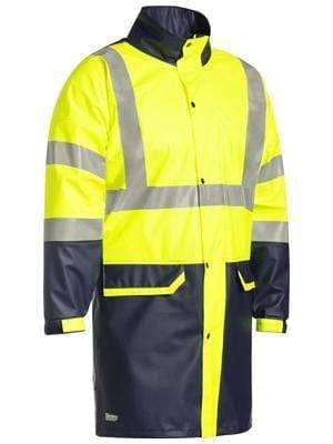 Bisley Workwear Taped Hi Vis Rain Coat (Waterproof) BJ6935HT Work Wear Bisley Workwear   
